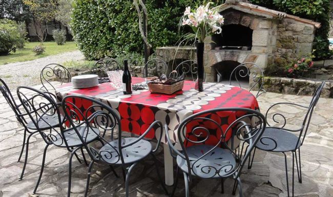 Gîte de groupe en Ardèche méridionale, 10 personnes, piscine privée, jardin clôturé, Internet wifi gratuit. 23 km des Gorges de l'Ardèche.